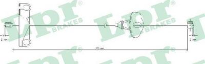 LPR C0268B трос, стояночная тормозная система на FORD MONDEO I (GBP)