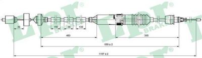 LPR C0471C трос, управление сцеплением на RENAULT LAGUNA I (B56_, 556_)