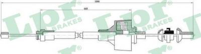 LPR C0480C трос, управление сцеплением на RENAULT 9 (L42_)