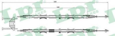 LPR C0654B трос, стояночная тормозная система на OPEL ASTRA G седан (F69_)