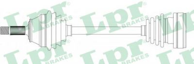 LPR DS51025 приводной вал на VW POLO купе (86C, 80)