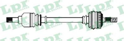 LPR DS52389 приводной вал на RENAULT MEGANE II седан (LM0/1_)