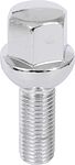 LS S012598 Болт колесный M12×1.5, 53.5/28 мм, сфера, ключ 17 мм, хром LS S012598 Болт колесный M12×1.5, 53.5/28 мм, сфера, ключ 17 мм, хром
