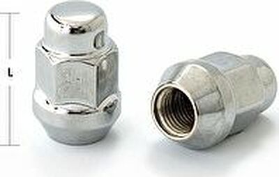 LS S035513 Гайка колесная M12×1.5, 35 мм, конус/закрытая, ключ 19 мм, хром
