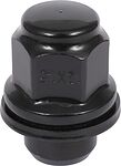 LS S093232 Гайка колесная M12×1.5, пресс/шайба, ключ 21 мм, черный LS S093232 Гайка колесная M12×1.5, пресс/шайба, ключ 21 мм, черный