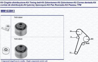 Magneti Marelli 341310381101 комплект ремня грм на PEUGEOT BOXER автобус (230P)