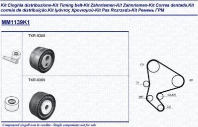 Magneti Marelli 341311391101 комплект ремня грм на FIAT DUCATO фургон (244)