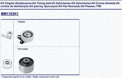 Magneti Marelli 341311631101 комплект ремня грм на ALFA ROMEO 156 (932)
