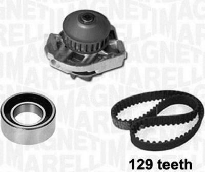 Magneti Marelli 341404820001 водяной насос + комплект зубчатого ремня на FIAT PUNTO (188)