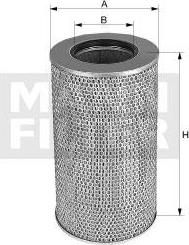 MANN Фильтр воздушный 414-321/150 Volvo FM7,FM10,FM12 (F026400117, C311345/1)
