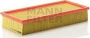 MANN Фильтр воздушный FORD TRANSIT 2.0-2.9 -00/VOLVO 440/460 1.9D (6610 580, C32120/1)