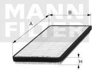 Mann CU 2136 фильтр, воздух во внутренном пространстве на JOHN DEERE Series 6