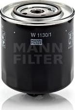 MANN-FILTER Фильтр масляный AD 100/A6 / VW T4 / VOLVO 850/S70/S80/V70 дизель MANN W 1130/1 (W 1130/1)