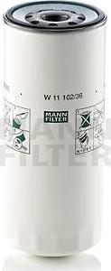 Mann W11102/36 -filter Фильтр масляный VOLVO/RENAULT TRUCKS