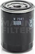 Mann W7041 -filter Фильтр масляный NISSAN ALMERA/PRIMERA/SUNNY/TERRANO 1.3-3.0 -02
