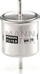 MANN Фильтр топливный FORD MONDEO/ESCORT/FIESTA (1022150, WK79)