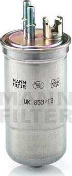 MANN Фильтр топливный 00-02 FORD MONDEO III (1118 400, WK853/13)