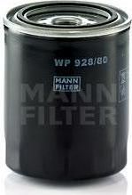 MANN Фильтр масляный TOYOTA LC80/90/HiAce/MAZDA B-Serie/FORD Ranger (WP 928/80)
