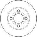 MAPCO 15707 тормозной диск на AUDI 80 (89, 89Q, 8A, B3)