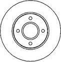 MAPCO 15817 тормозной диск на FORD MONDEO I седан (GBP)