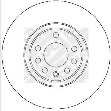 MAPCO 25709 тормозной диск на OPEL CORSA E Van