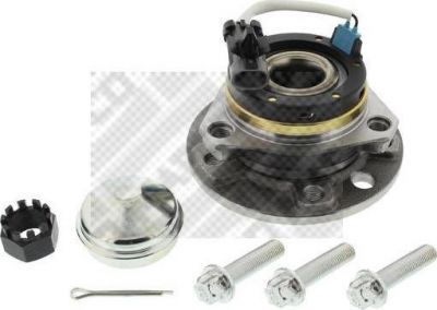 MAPCO 26812 Ступица с подшипником OPEL ASTRA G/ZAFIRA 98-05 пер.(5 отверстий) (09 117 622)
