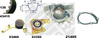 MAPCO 41415 водяной насос + комплект зубчатого ремня на PEUGEOT PARTNER фургон (5)