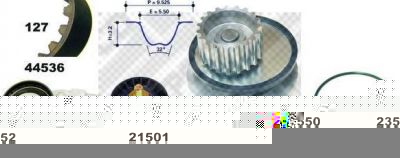 MAPCO 41536 водяной насос + комплект зубчатого ремня на CHEVROLET LANOS седан