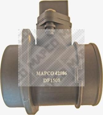 MAPCO 42806 Расходомер воздуха воздуха VAG all 1,8T 20V 95-> (see OE) (06A906461D)