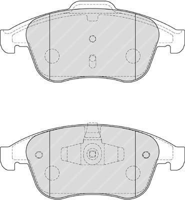 MAPCO 6708 Колодки тормозные дисковые передние X5(E53) (34116761252)