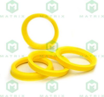 Матрикс Центровочное кольцо 72,6-63,4 комплект 4 шт Yellow