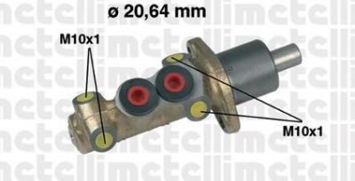 METELLI 05-0059 Главный тормозной цилиндр [20,64mm]