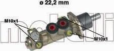 METELLI 05-0208 Главный тормозной цилиндр [22,20mm]