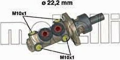 METELLI 05-0258 главный тормозной цилиндр на RENAULT 21 (B48_)