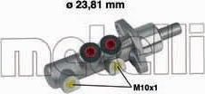 METELLI 05-0259 Цилиндр тормозной главный AUDI 80, 100, A6 (4A0611021D)