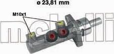 METELLI 05-0412 Главный тормозной цилиндр (23,81 mm)