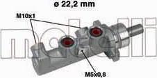 METELLI 05-0471 главный тормозной цилиндр на FIAT PANDA (169)
