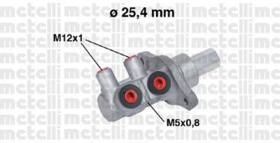 METELLI 05-0571 главный тормозной цилиндр на OPEL ASTRA H GTC (L08)