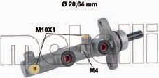 METELLI 05-0589 главный тормозной цилиндр на TOYOTA COROLLA Verso (ZDE12_, CDE12_)