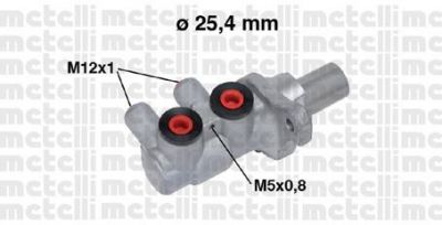 METELLI 05-0716 главный тормозной цилиндр на OPEL ASTRA H (L48)