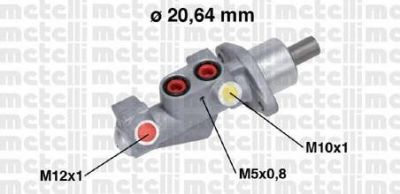 METELLI 05-0750 Главный тормозной цилиндр