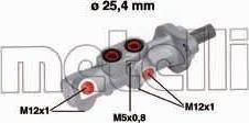 METELLI 05-0756 главный тормозной цилиндр на VOLVO S80 I (TS, XY)