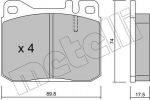 METELLI 22-0011-1 комплект тормозных колодок, дисковый тормоз на MERCEDES-BENZ UNIMOG