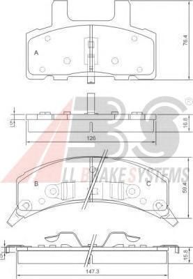 METELLI 22-0026-0 комплект тормозных колодок, дисковый тормоз на SUZUKI SAMURAI (SJ)