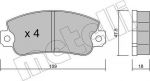 METELLI 22-0033-0 комплект тормозных колодок, дисковый тормоз на FIAT UNO (146A/E)