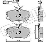 METELLI 22-0074-0 комплект тормозных колодок, дисковый тормоз на FIAT CROMA (154)