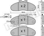 METELLI 22-0111-0 комплект тормозных колодок, дисковый тормоз на NISSAN ATLEON