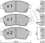 METELLI 22-0149-0 комплект тормозных колодок, дисковый тормоз на TOYOTA CARINA E Sportswagon (_T19_)