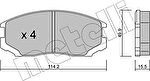 METELLI 22-0221-0 комплект тормозных колодок, дисковый тормоз на MITSUBISHI LANCER IV седан (C6_A)