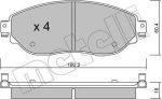 METELLI 22-1003-0 комплект тормозных колодок, дисковый тормоз на OPEL VIVARO Combi